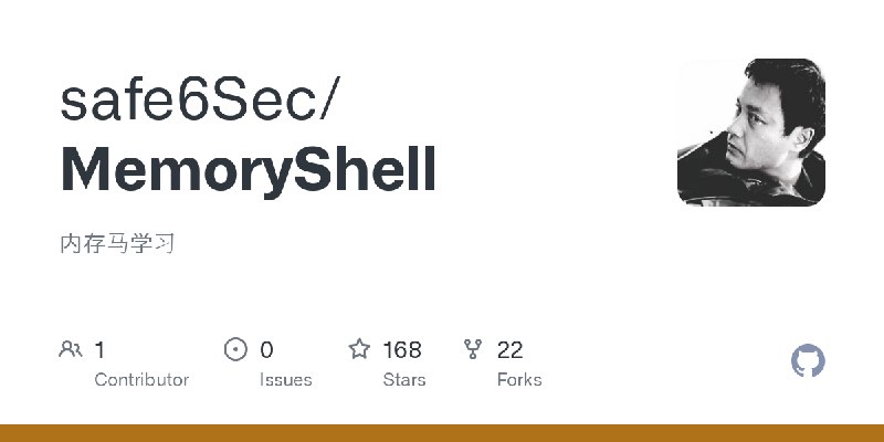 GitHub - safe6Sec/MemoryShell: 内存马学习