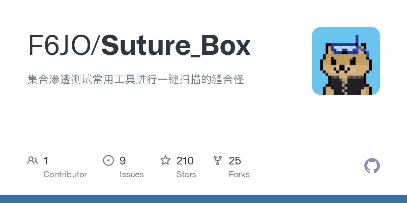 GitHub - F6JO/Suture_Box: 集合渗透测试常用工具进行一键扫描的缝合怪