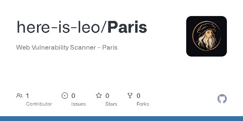 GitHub - here-is-leo/Paris: Web Vulnerability Scanner - Paris
