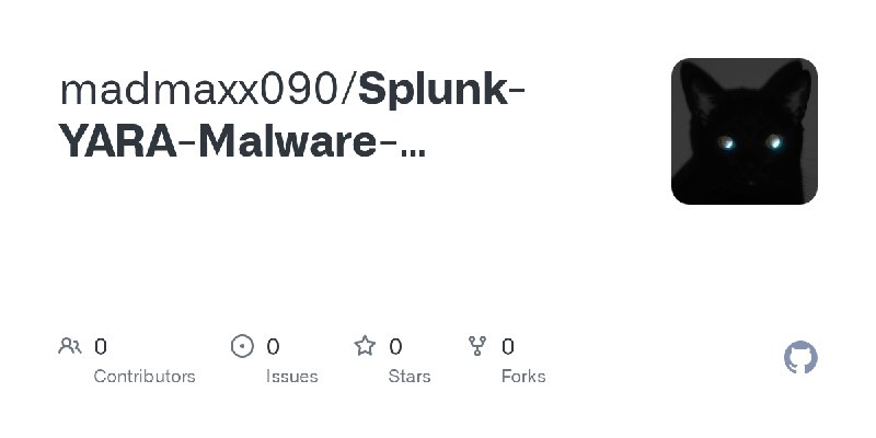 madmaxx090/Splunk-YARA-Malware-Detection-Lab-01-Architecture