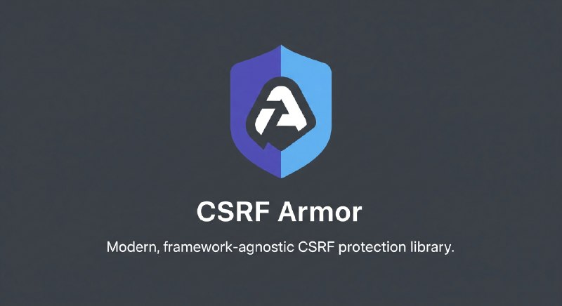 GitHub - muneebs/csrf-armor: Modern, framework-agnostic CSRF protection library with multiple security strategies.
