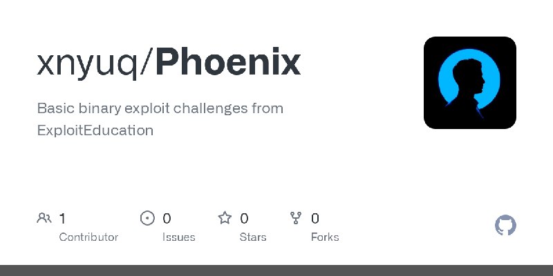 GitHub - xnyuq/Phoenix: Basic binary exploit challenges from ExploitEducation