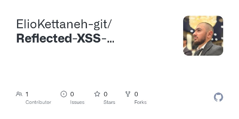 GitHub - ElioKettaneh-git/Reflected-XSS-JavaScript-String-Lab