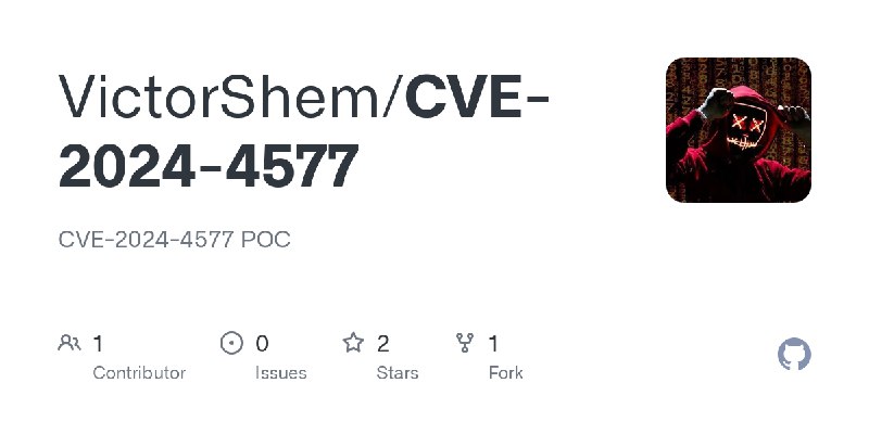 GitHub - VictorShem/CVE-2024-4577: CVE-2024-4577 POC