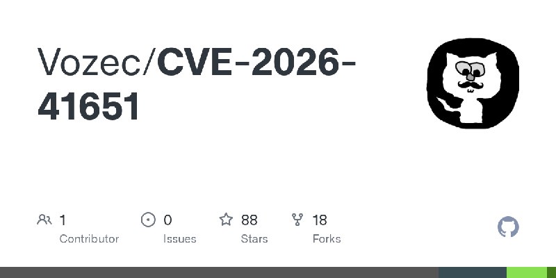 GitHub - Vozec/CVE-2026-41651