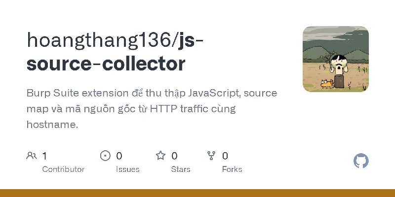GitHub - hoangthang136/js-source-collector: Burp Suite extension để thu thập JavaScript, source map và mã nguồn gốc từ HTTP traffic…
