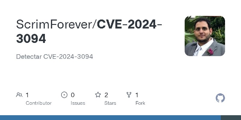 GitHub - ScrimForever/CVE-2024-3094: Detectar CVE-2024-3094