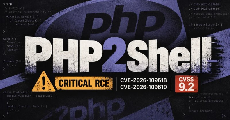 GitHub - masquemos2-eng/php2shell-POC-CVE-2026-109618-CVE-2026-109619: php2shell CVE-2026-109618 CVE-2026-109619 tracks php2shell…