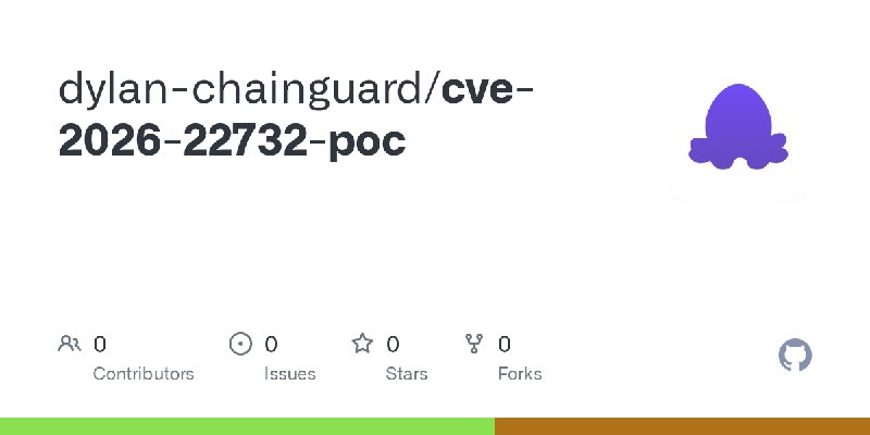 GitHub - dylan-chainguard/cve-2026-22732-poc