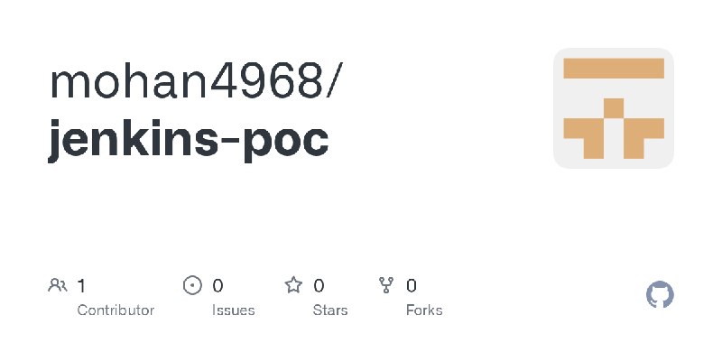 GitHub - mohan4968/jenkins-poc