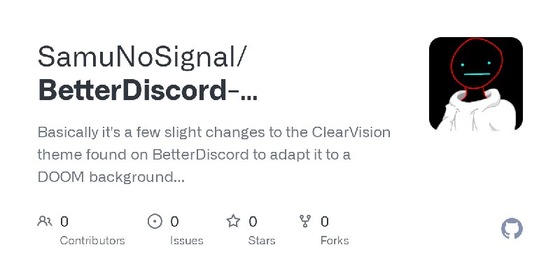 SamuNoSignal/BetterDiscord-ClearVisionThemeDOOMStyle