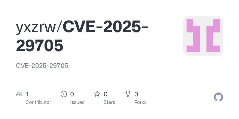 GitHub - yxzrw/CVE-2025-29705: CVE-2025-29705