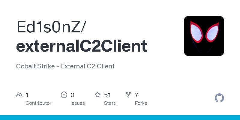 GitHub - Ed1s0nZ/externalC2Client: Cobalt Strike - External C2 Client