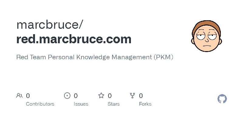 GitHub - marcbruce/red.marcbruce.com: Red Team Personal Knowledge Management (PKM)