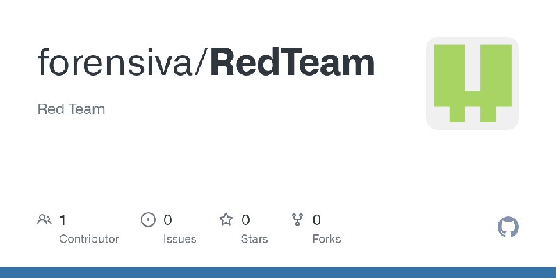 GitHub - forensiva/RedTeam: Red Team