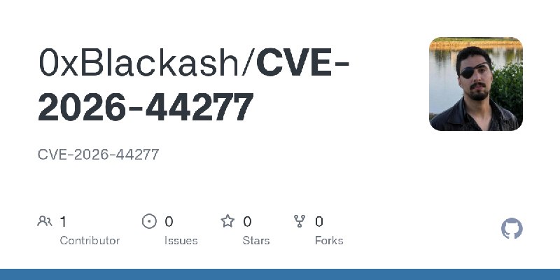GitHub - 0xBlackash/CVE-2026-44277: CVE-2026-44277