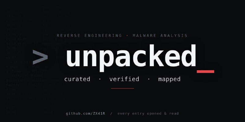 GitHub - ZX41R/awesome-reverse-engineering-and-malware-analysis: Reverse engineering & malware analysis, curated and verified —…
