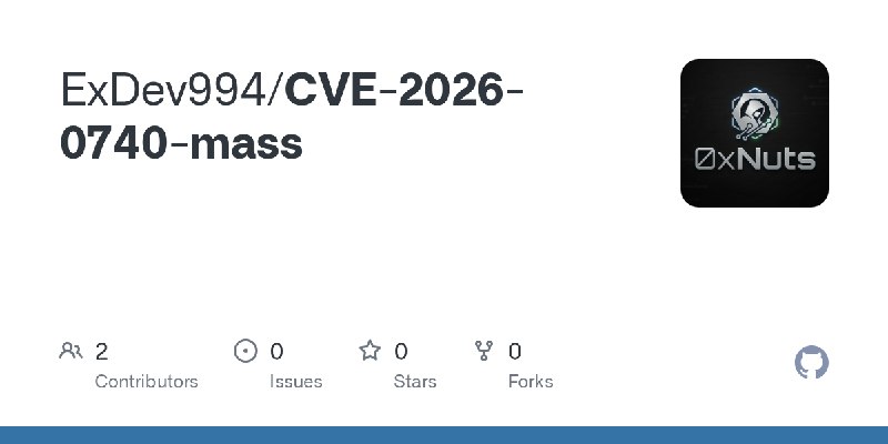 GitHub - ExDev994/CVE-2026-0740-mass