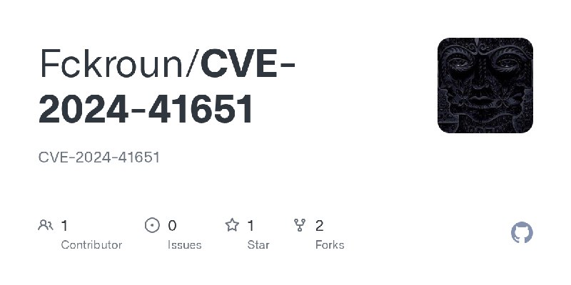 GitHub - Fckroun/CVE-2024-41651: CVE-2024-41651