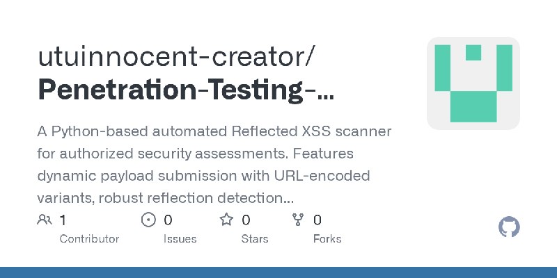 GitHub - utuinnocent-creator/Penetration-Testing-using-web_scanner--CodeGrade: A Python-based automated Reflected XSS scanner for…