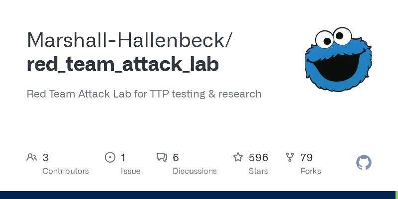 GitHub - Marshall-Hallenbeck/red_team_attack_lab: Red Team Attack Lab for TTP testing & research