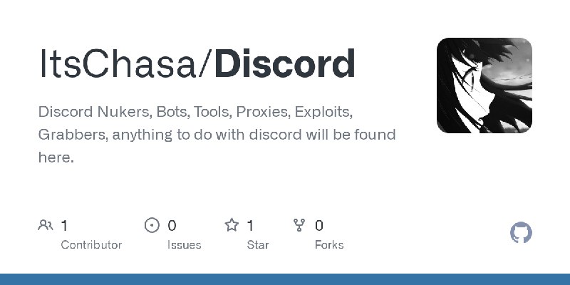 GitHub - ItsChasa/Discord: Discord Nukers, Bots, Tools, Proxies, Exploits, Grabbers, anything to do with discord will be found…