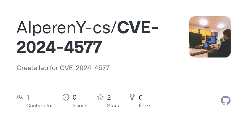 GitHub - AlperenY-cs/CVE-2024-4577: Create lab for CVE-2024-4577