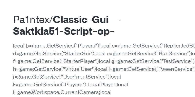 Pa1ntex/Classic-Gui---Saktkia51-Script-op-