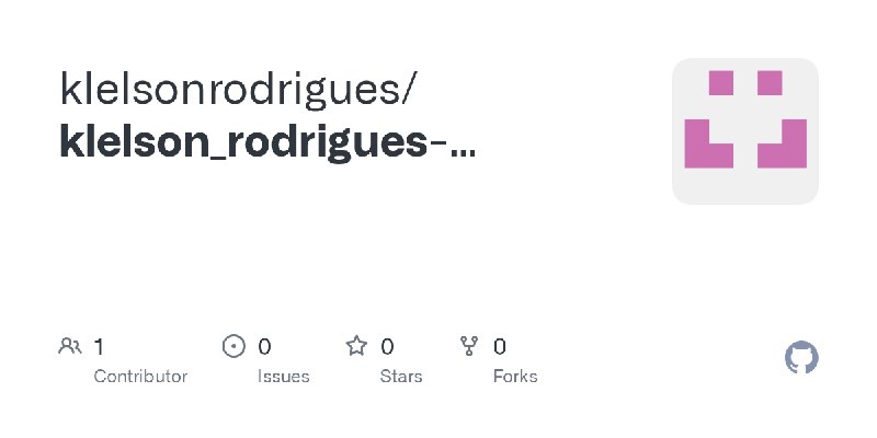 GitHub - klelsonrodrigues/klelson_rodrigues-recuperacao-c23-tdwm-efg