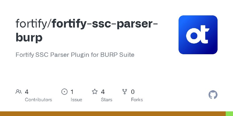 GitHub - fortify/fortify-ssc-parser-burp: Fortify SSC Parser Plugin for BURP Suite