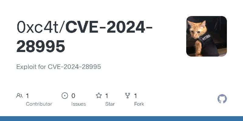 GitHub - 0xc4t/CVE-2024-28995: Exploit for CVE-2024-28995