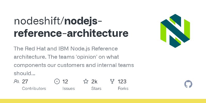 GitHub - nodeshift/nodejs-reference-architecture: The Red Hat and IBM Node.js Reference architecture.  The teams 'opinion' on what…