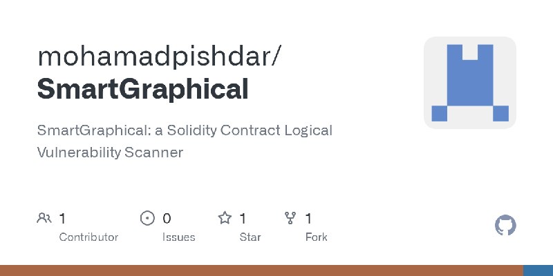 GitHub - mohamadpishdar/SmartGraphical: SmartGraphical: a Solidity Contract Logical Vulnerability Scanner
