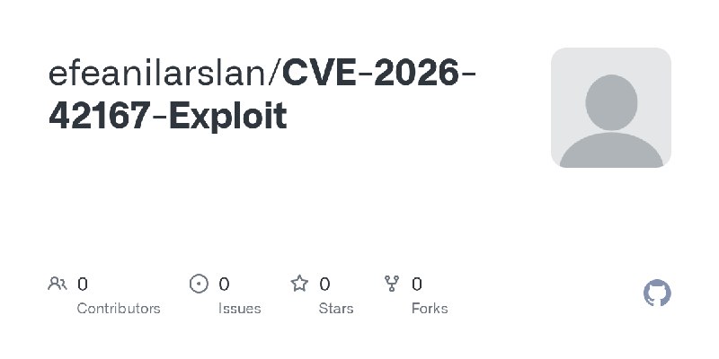 efeanilarslan/CVE-2026-42167-Exploit