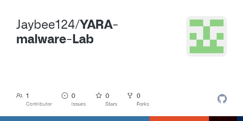 GitHub - Jaybee124/YARA-malware-Lab