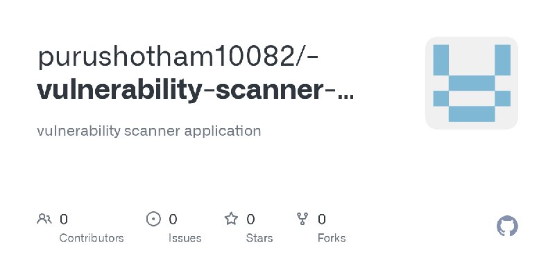 purushotham10082/-vulnerability-scanner-application