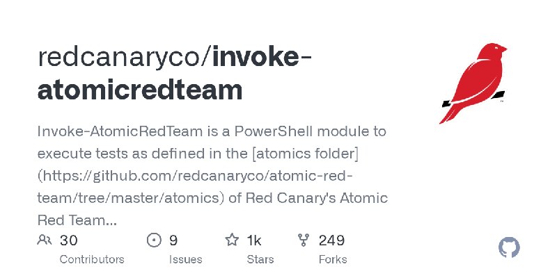 GitHub - redcanaryco/invoke-atomicredteam: Invoke-AtomicRedTeam is a PowerShell module to execute tests as defined in the [atomics…