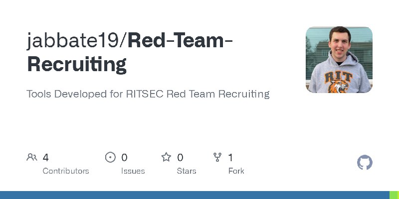 GitHub - jabbate19/Red-Team-Recruiting: Tools Developed for RITSEC Red Team Recruiting
