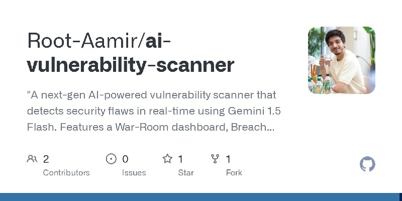 GitHub - Root-Aamir/ai-vulnerability-scanner: 