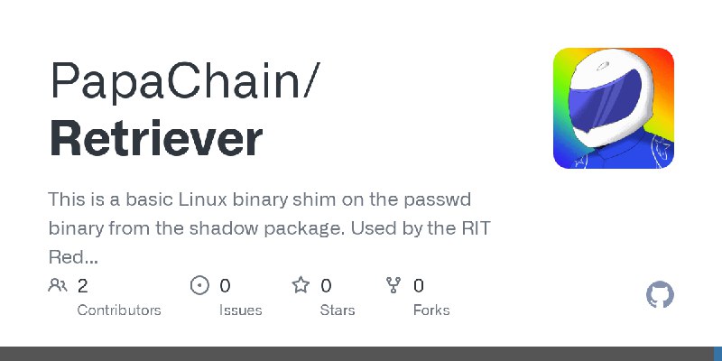 GitHub - PapaChain/Retriever: This is a basic Linux binary shim on the passwd binary from the shadow package. Used by the RIT Red…