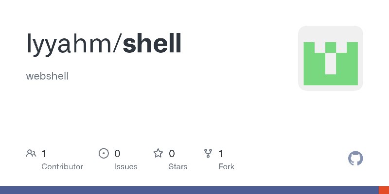 GitHub - lyyahm/shell: webshell
