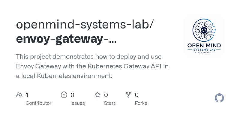 GitHub - openmind-systems-lab/envoy-gateway-playground: This project demonstrates how to deploy and use Envoy Gateway with the…