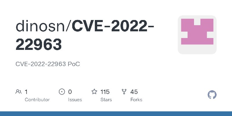 GitHub - dinosn/CVE-2022-22963: CVE-2022-22963 PoC