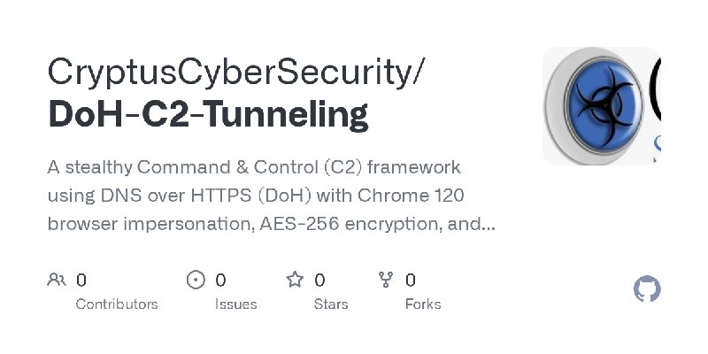 CryptusCyberSecurity/DoH-C2-Tunneling