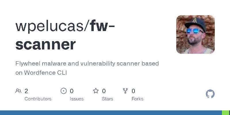 GitHub - wpelucas/fw-scanner: Flywheel malware and vulnerability scanner based on Wordfence CLI