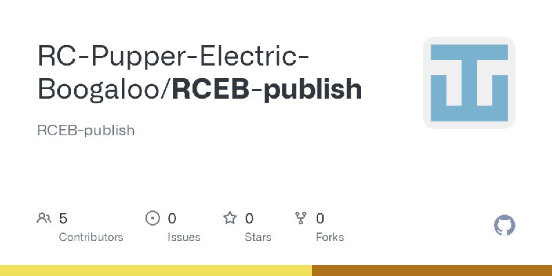 GitHub - RC-Pupper-Electric-Boogaloo/RCEB-publish: RCEB-publish