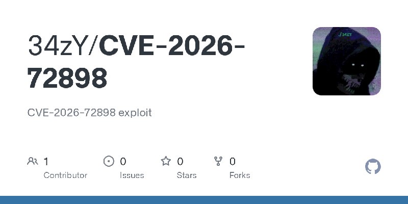 GitHub - 34zY/CVE-2026-72898: CVE-2026-72898 exploit