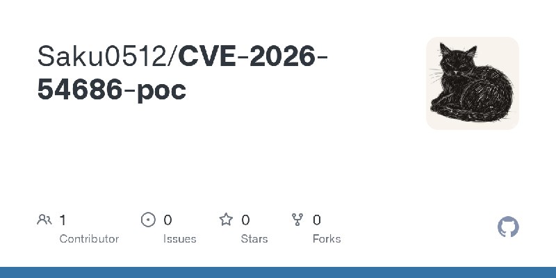 GitHub - Saku0512/CVE-2026-54686-poc