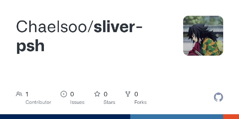 GitHub - Chaelsoo/sliver-psh